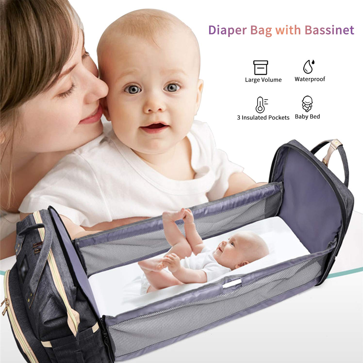 3-IN-1-Diaper-Bag-Backpack-Large-Capacity-Waterproof-Baby-Bag-Large-Multi-Pocket-Portable-Baby-Bag-1926368-1