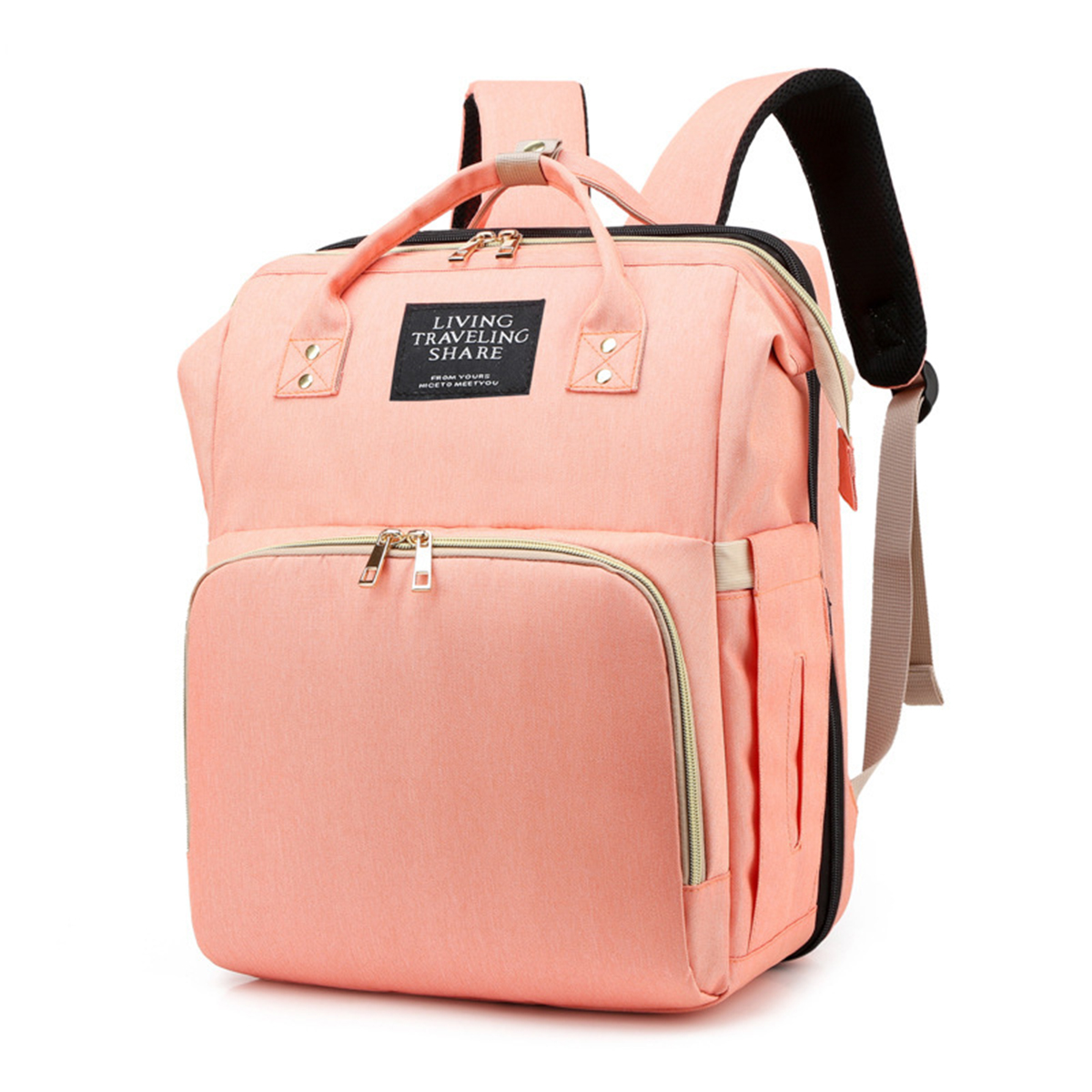 3-IN-1-Diaper-Bag-Backpack-Large-Capacity-Waterproof-Baby-Bag-Large-Multi-Pocket-Portable-Baby-Bag-1926368-11