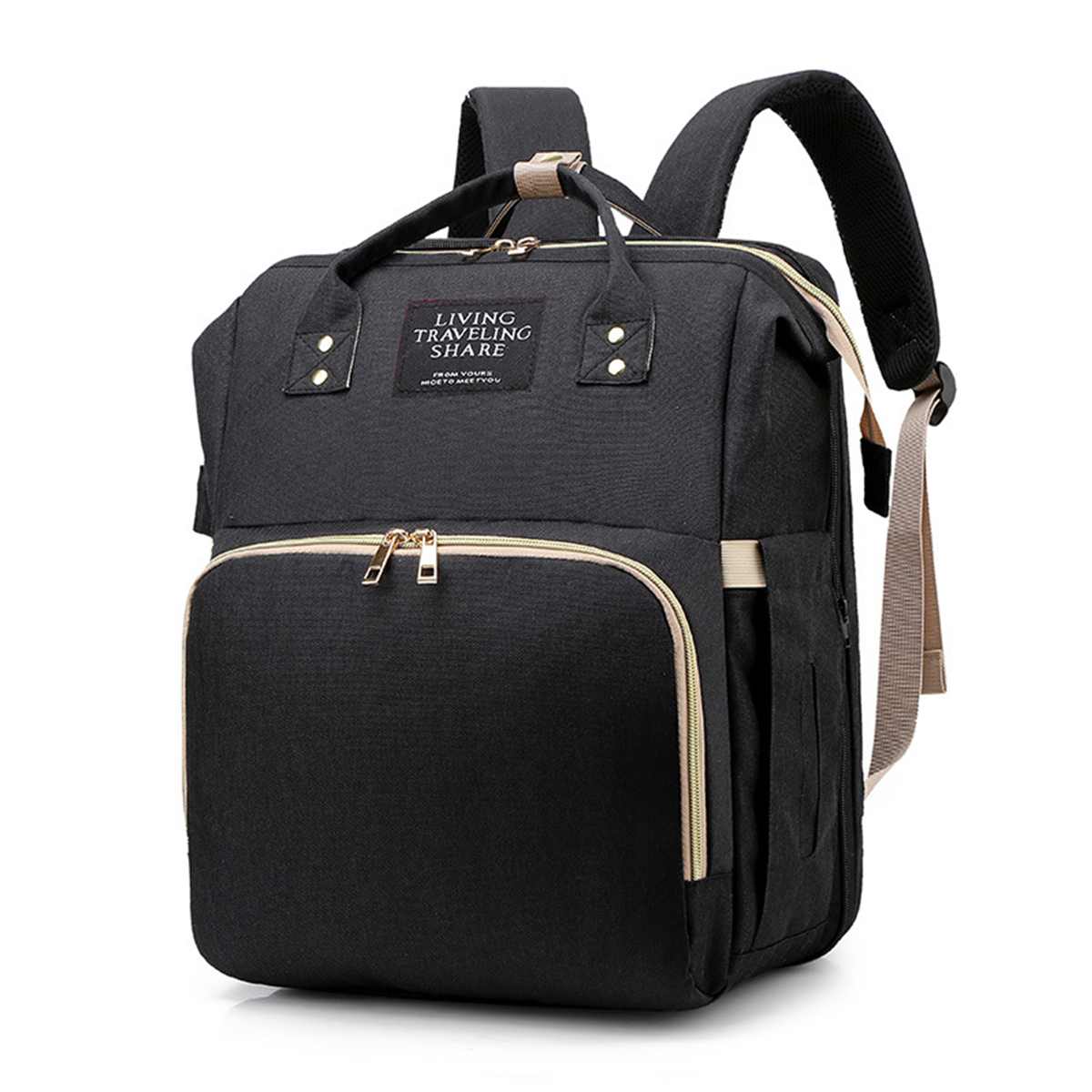 3-IN-1-Diaper-Bag-Backpack-Large-Capacity-Waterproof-Baby-Bag-Large-Multi-Pocket-Portable-Baby-Bag-1926368-12