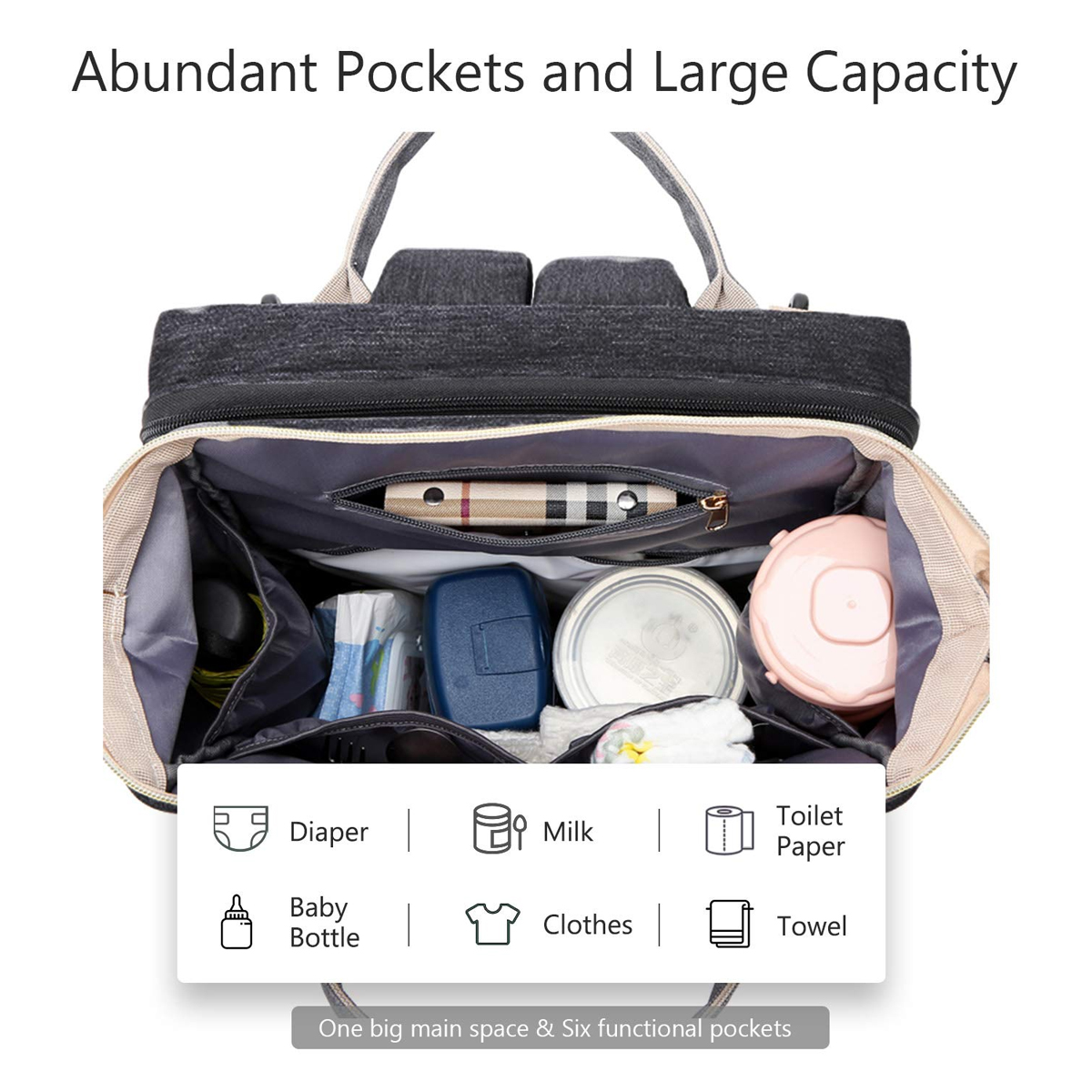 3-IN-1-Diaper-Bag-Backpack-Large-Capacity-Waterproof-Baby-Bag-Large-Multi-Pocket-Portable-Baby-Bag-1926368-5