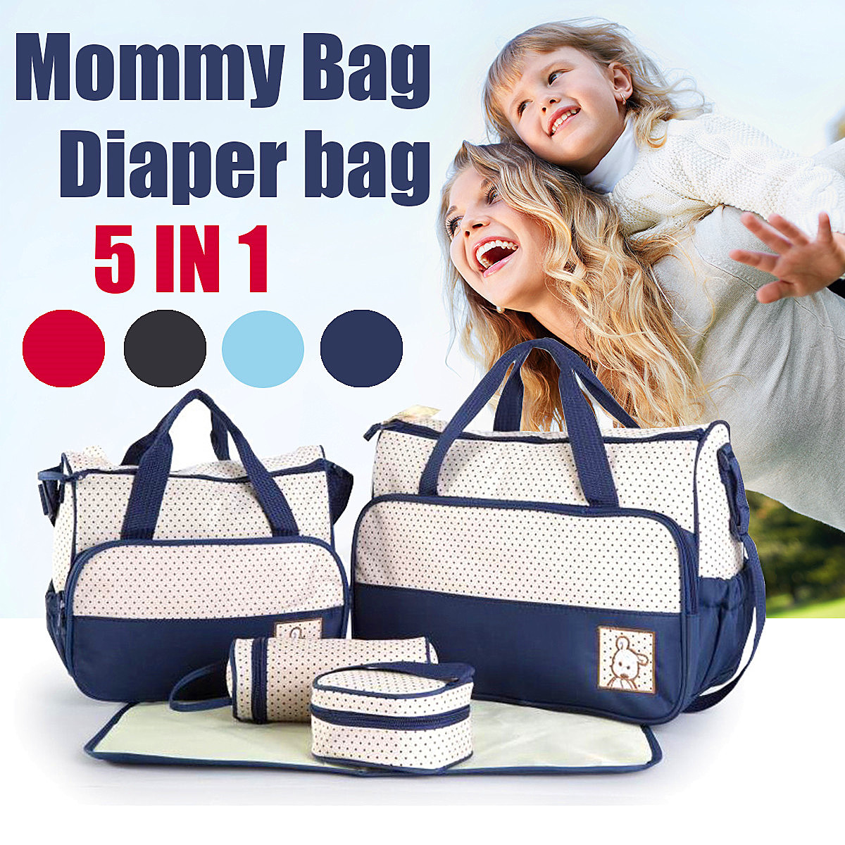 5PcsSet-Nappy-Diaper-Bag-Mummy-Large-Capacity-Stroller-Bag-Mom-Baby-Multi-Function-Waterproof-Outdoo-1920213-8
