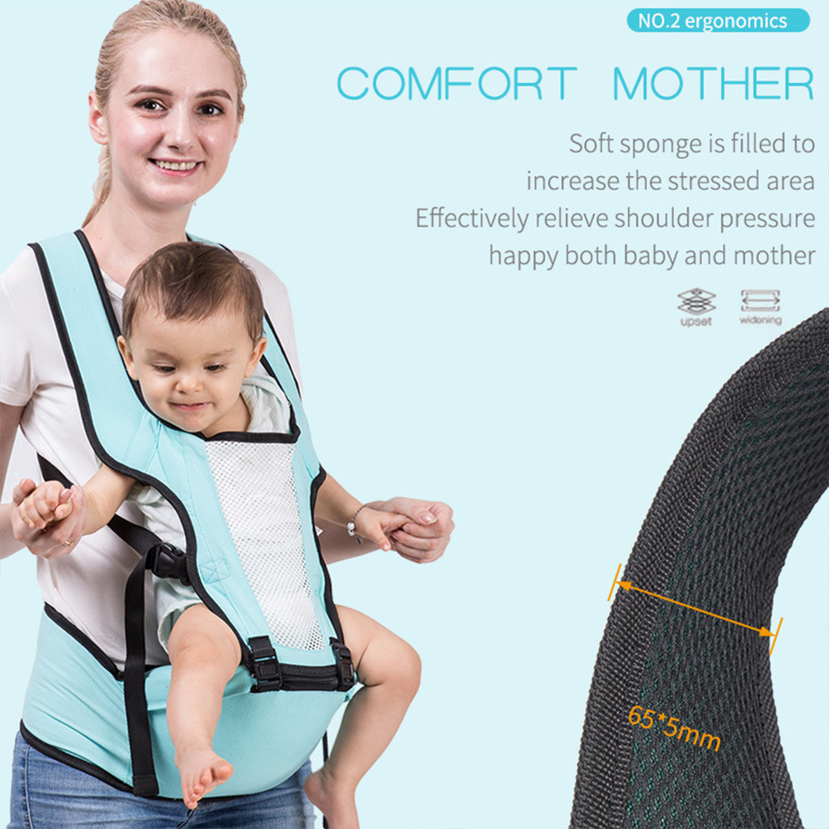 Baby-Carrier-Hip-Seat-Soft-Breathable-Ergonomic-Fabric-Adjustable-Buckle-with-All-Seasons-Hiking-Sho-1958577-5