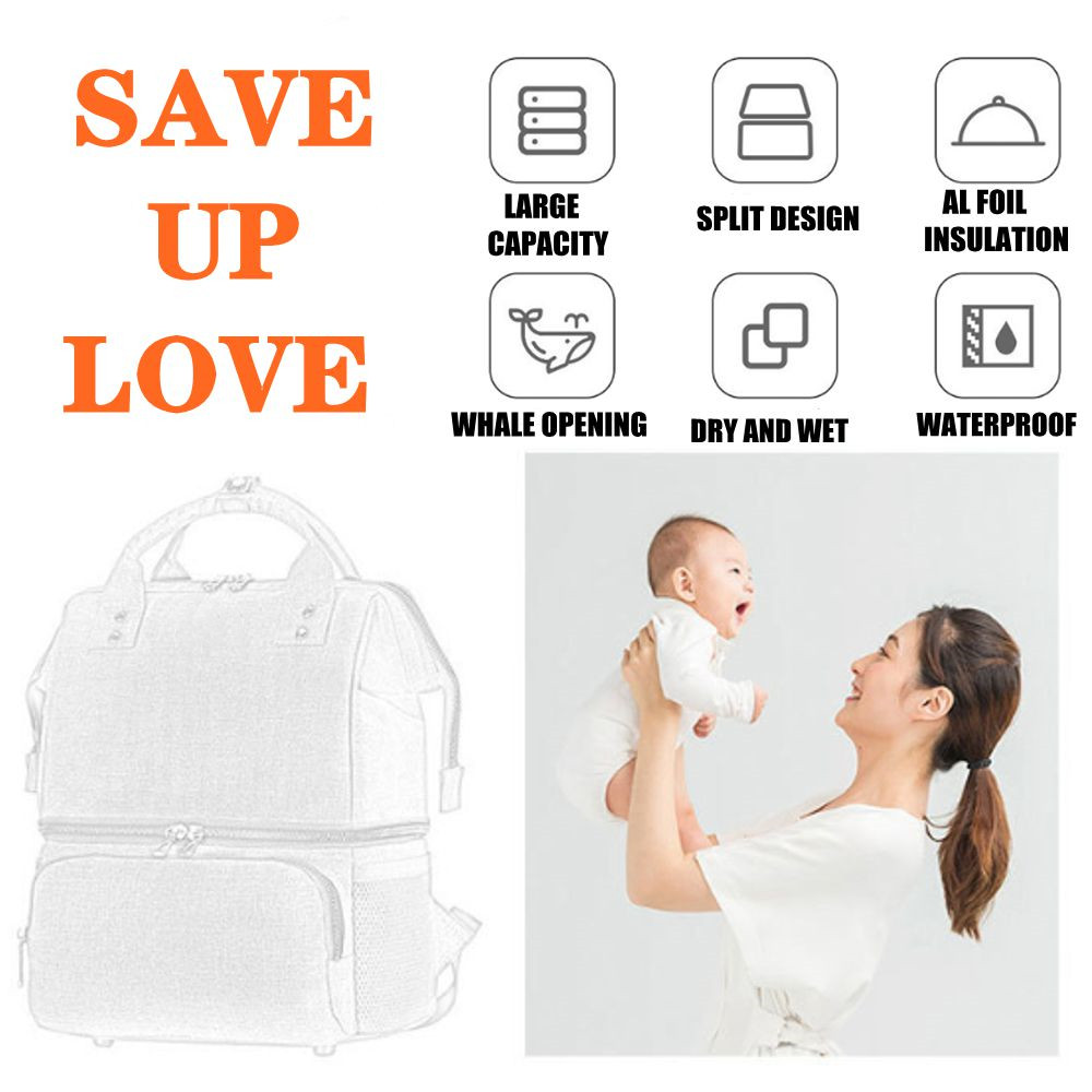 Multi-purpose-Mummy-Backpack-Dry-Wet-Separation-Mummy-Bag-Single-Shoulder-Double-Back-Diaper-Backpac-1926366-2