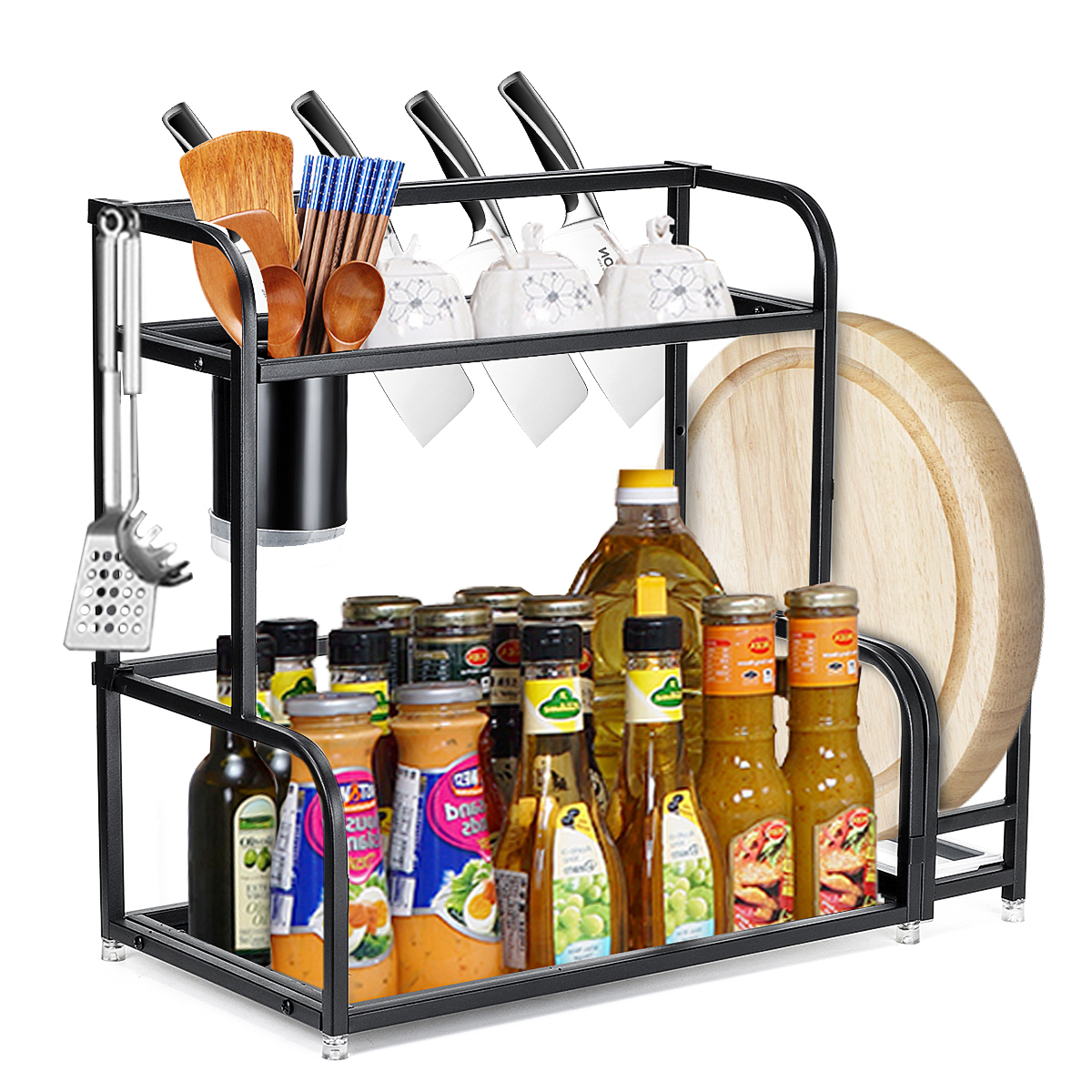 2-Tier-Kitchen-Countertop-Spice-Rack-Organizer-Cabinet-Shelves-Holder-Rack-1715402-7