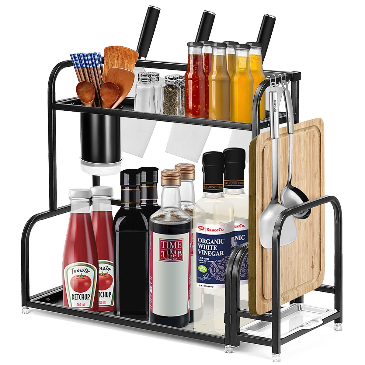 2-Tier-Kitchen-Countertop-Spice-Rack-Organizer-Cabinet-Shelves-Holder-Rack-1715402-8