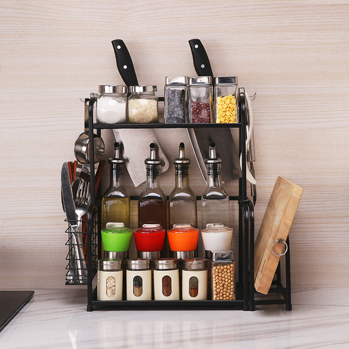 23-Layer-Kitchen-Storage-Stand-Holders--Racks-Kitchen-Shelf-Holder-Tool-Flavoring-Spice-Rack-1685036-7