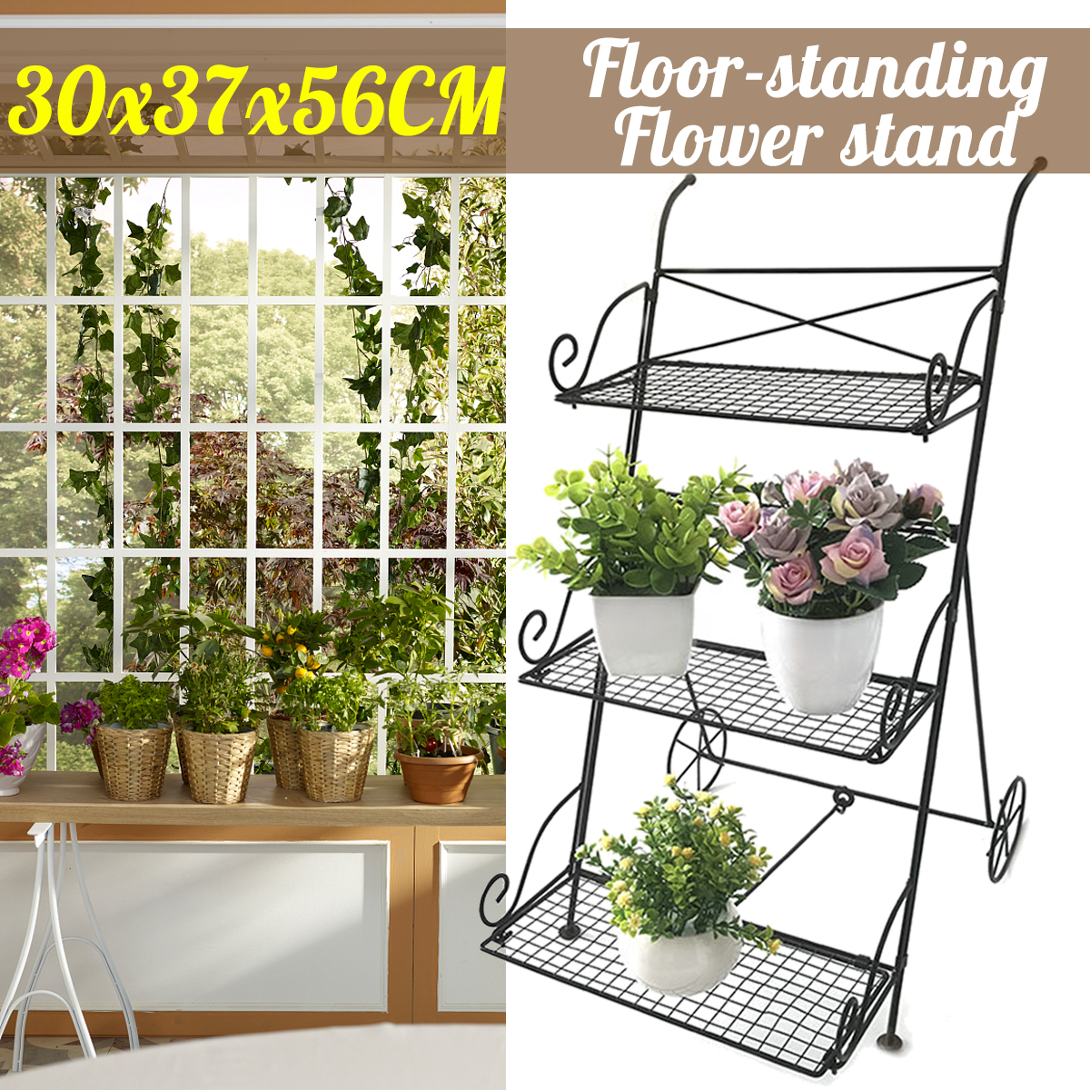 3-Tier-Garden-Cart-Metal-Shelf-Stand-Plant-Flower-Rack-Storage-Indoor-Outdoor-1692062-1