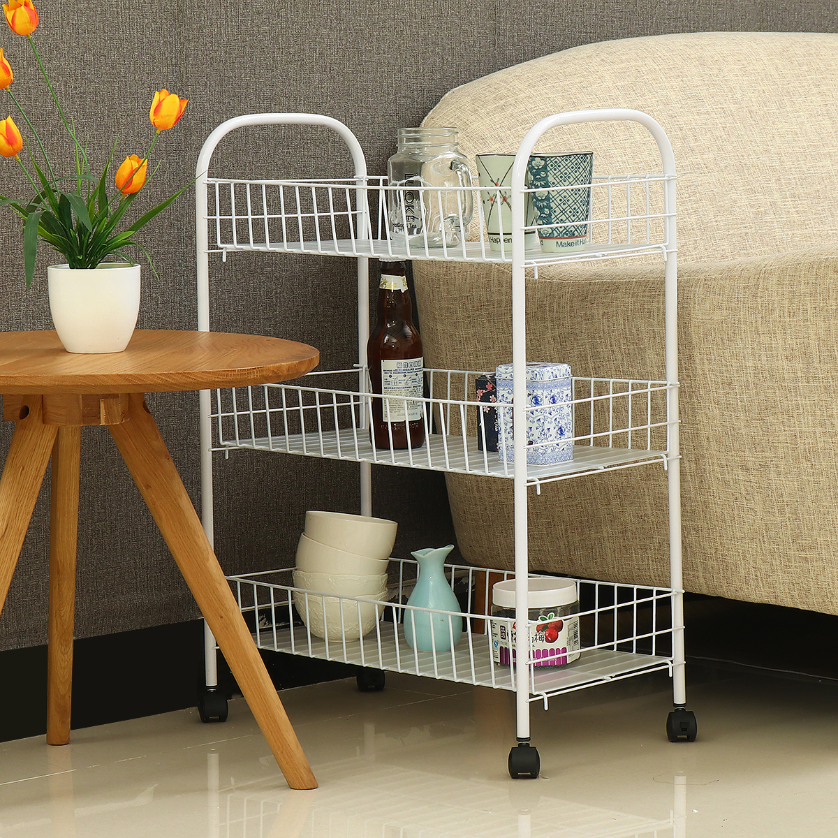 34-Layers-Multi-function-Shelf-Portable-Cart-Wheels-for-Household-Kitchen-Items-Storage-1671773-5