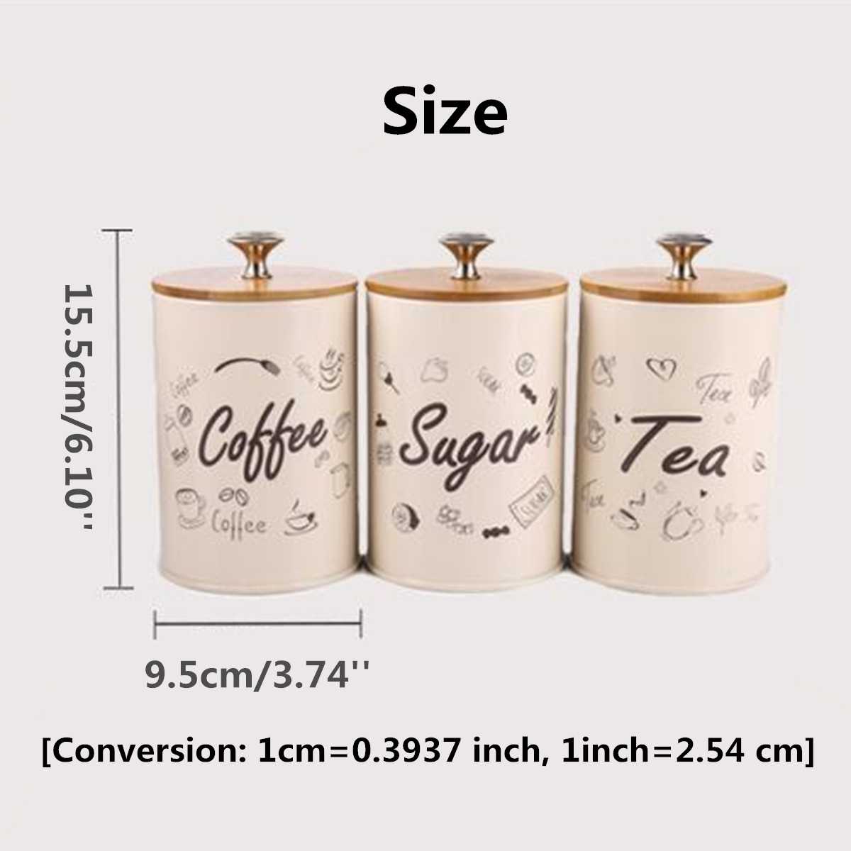 3PCS-Retro-Tea-Coffee-Sugar-Kitchen-Storage-Container-Canisters-Jars-Pots-Tins-1378929-12