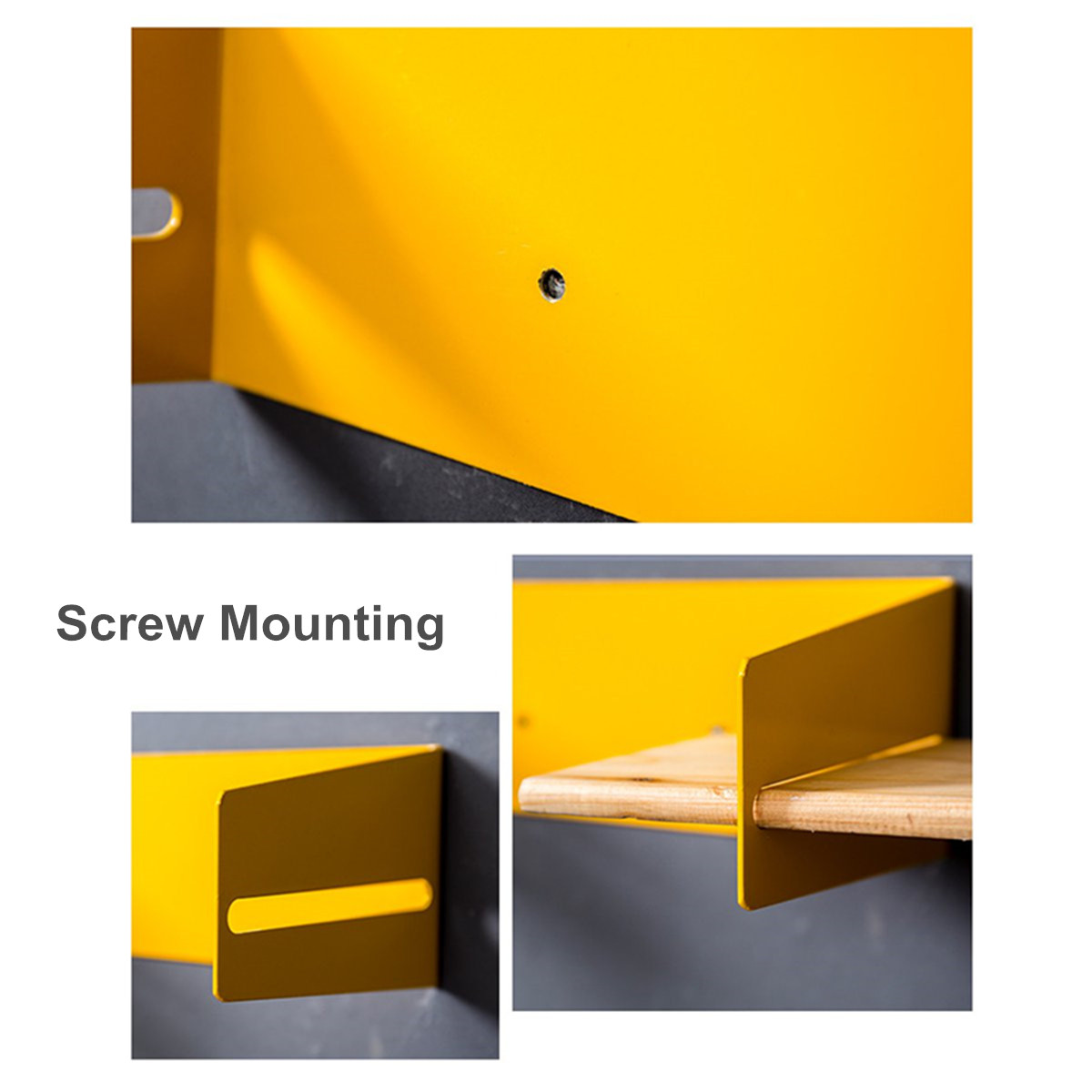 5-Color-20CM-Floating-Wall-Mounted-Shelf-Hanging-Holder-Storage-Iron-Wood-Display-Bookshelf-Bracket-1384376-8