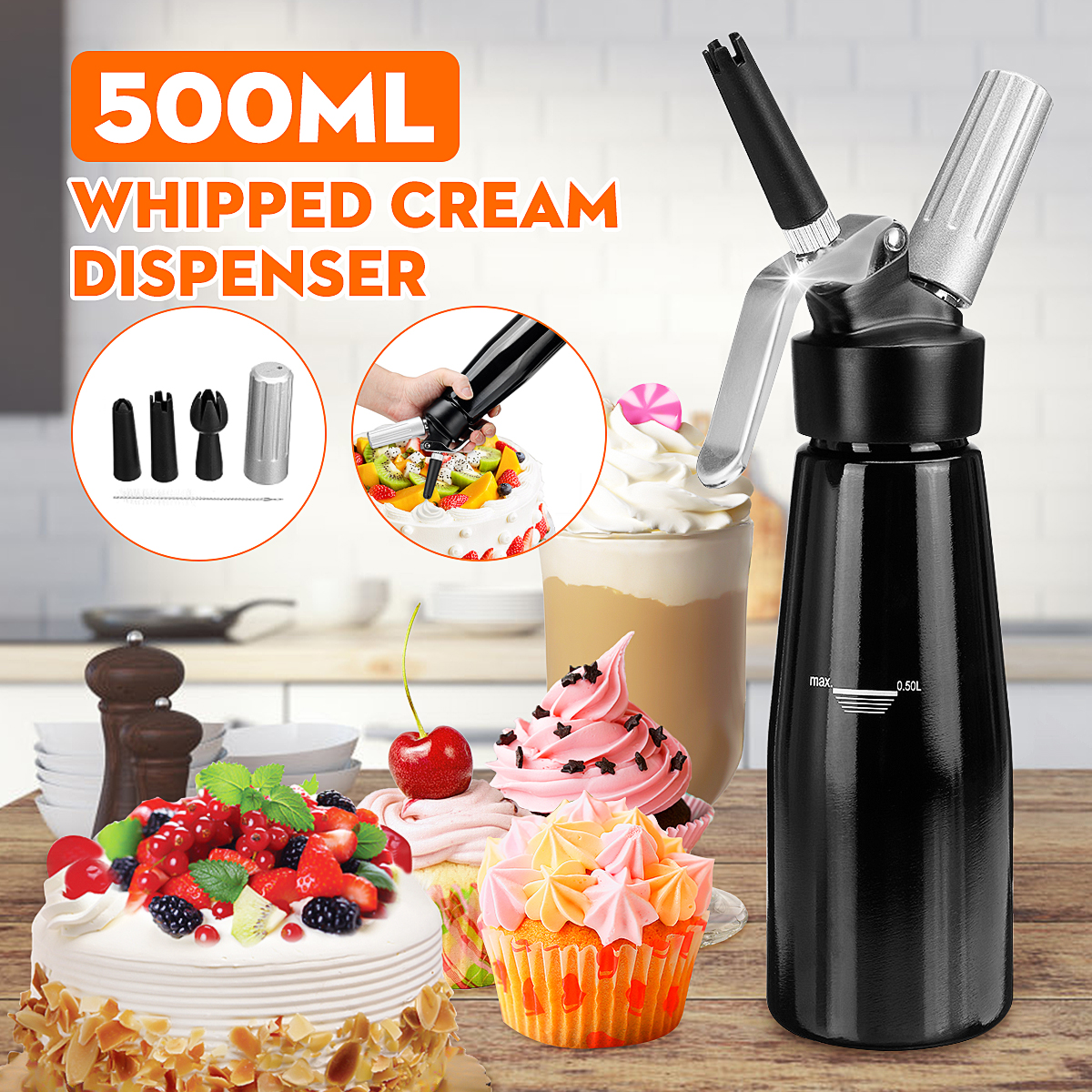 500ml-Whipped-Cream-Dispenser-Whipper-Cracker-Attachen-Nozzles-Desserts-Maker-Kitchen-Bakeware-Tool-1837559-1