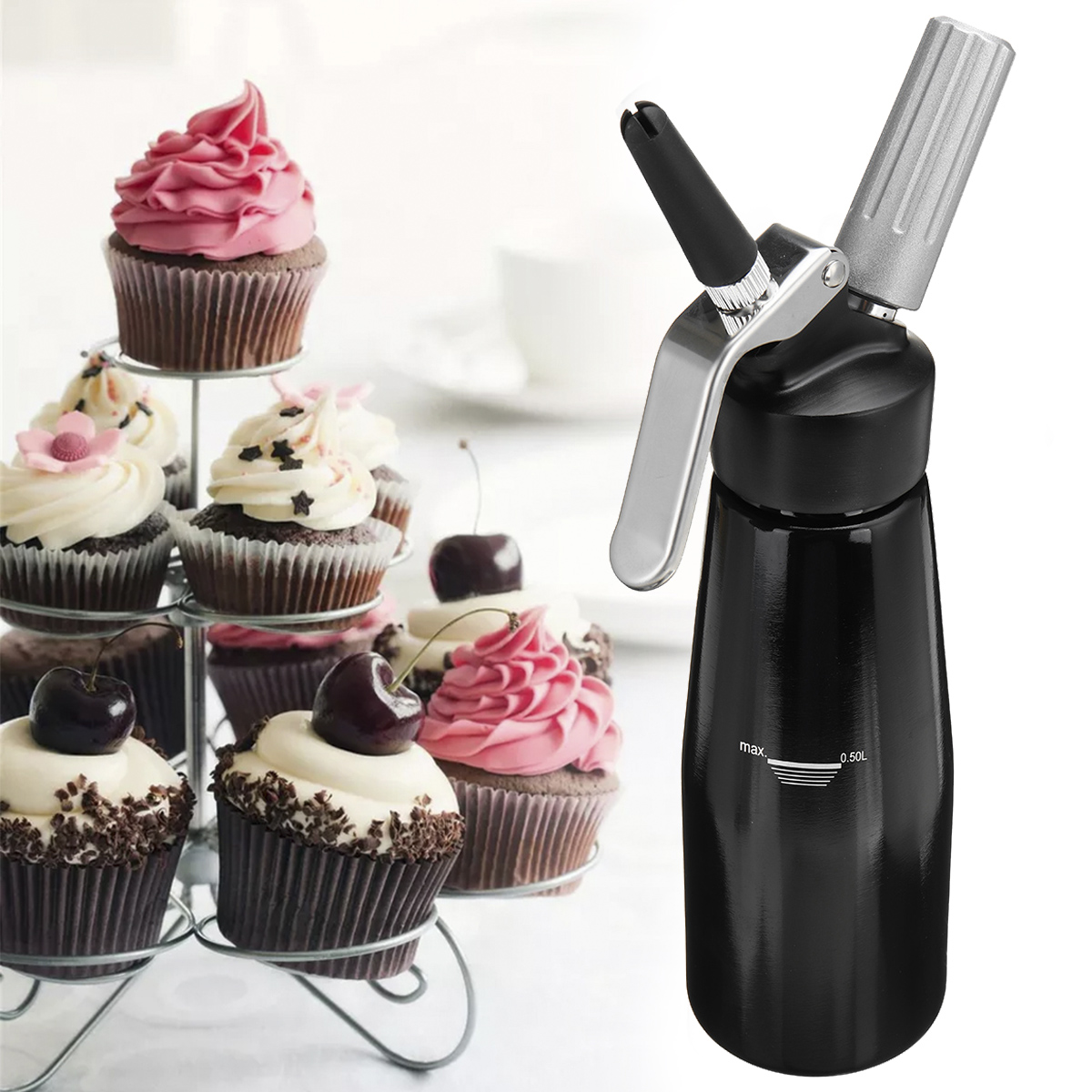 500ml-Whipped-Cream-Dispenser-Whipper-Cracker-Attachen-Nozzles-Desserts-Maker-Kitchen-Bakeware-Tool-1837559-4