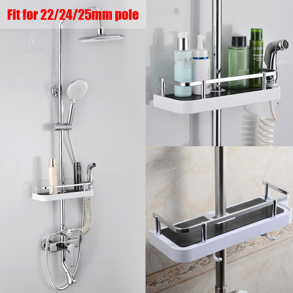 Bathroom-Pole-Shelf-Shower-Storage-Caddy-Rack-Organiser-Tray-Holder-Drain-Shelf-1165844-1