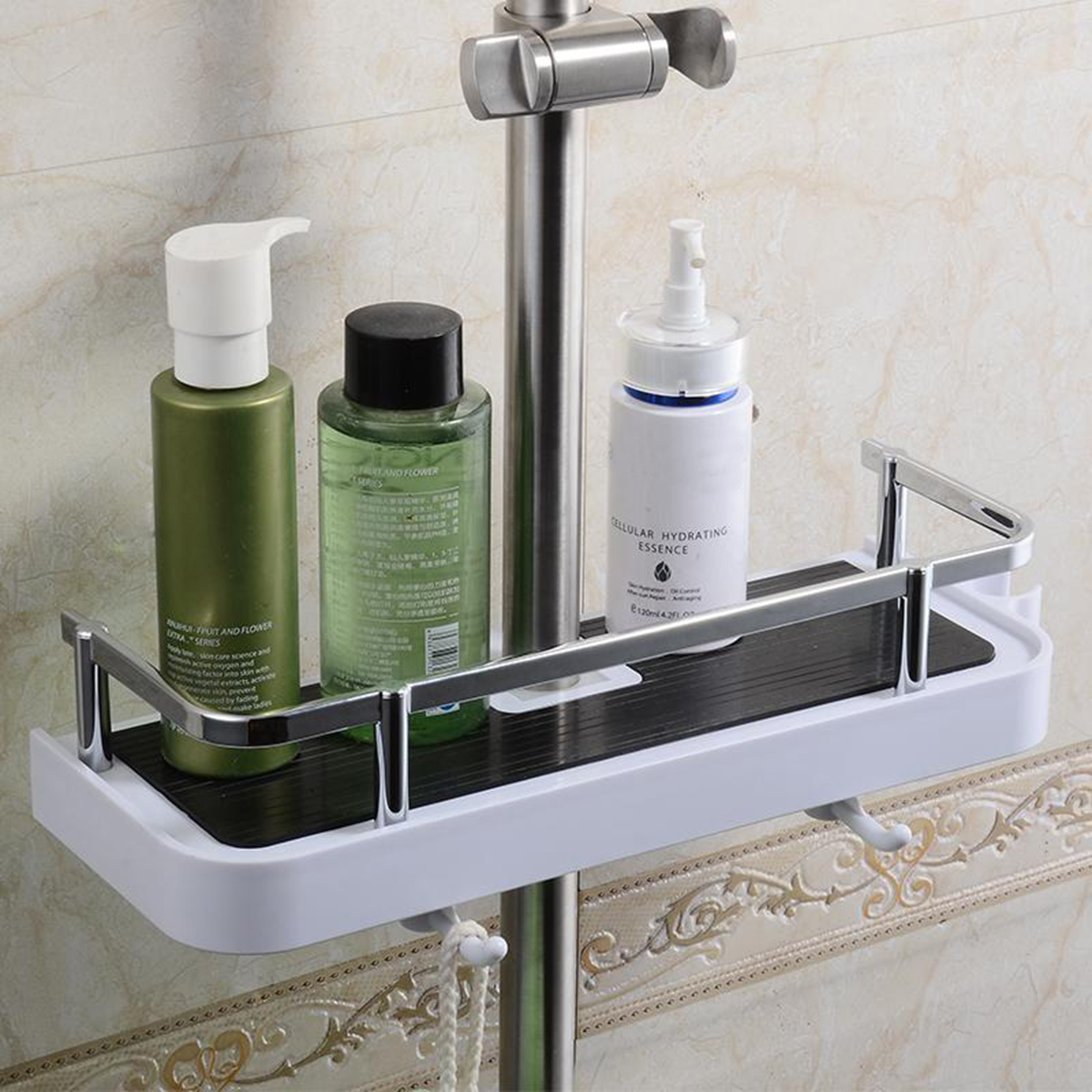 Bathroom-Pole-Shelf-Shower-Storage-Caddy-Rack-Organiser-Tray-Holder-Drain-Shelf-1165844-7