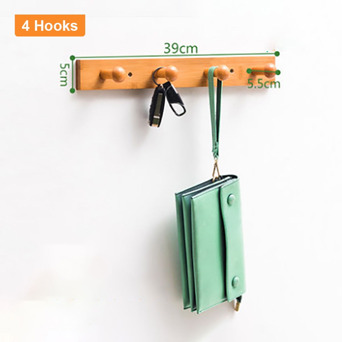 Coat-Hanger-Wall-Mounted-Rack-Rail-Hook-Bamboo-Wooden-Shelf-Clothes-Hat-Towel-Holder-1560812-4