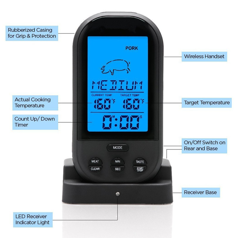 Digital-Meat-BBQ-Thermometer-Wireless-Kitchen-Oven-Food-Cooking-BBQ-Grill-Smoker-Thermometer-1292814-3