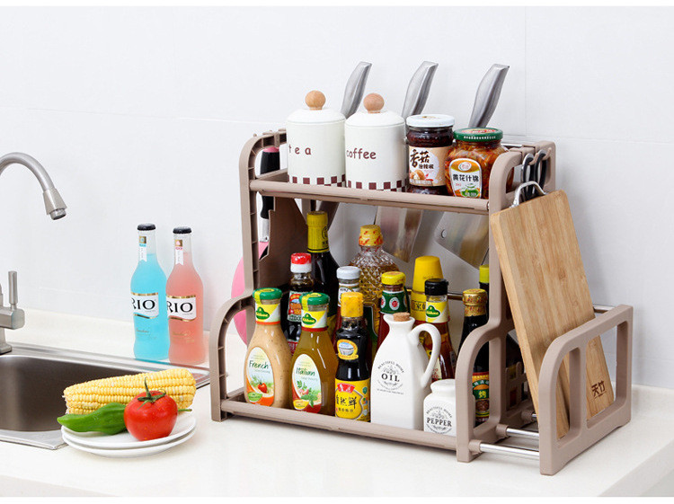 Double-Layer-Spice-Jar-Rack-Storage-Shelf-Pantry-Kitchen-Cabinet-Cupboard-Holder-1176882-2