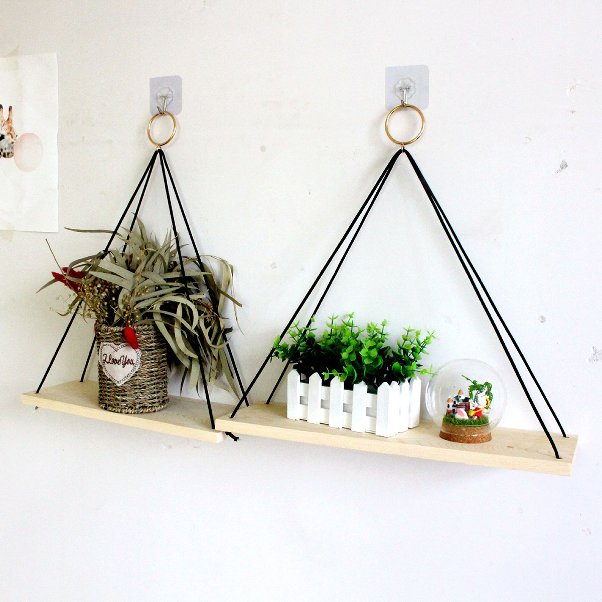 Hanging-Shelf-Storage-Holder-Plant-Rack-Wooden-Bedroom-Wall-Mounted-Organizer-1741228-5
