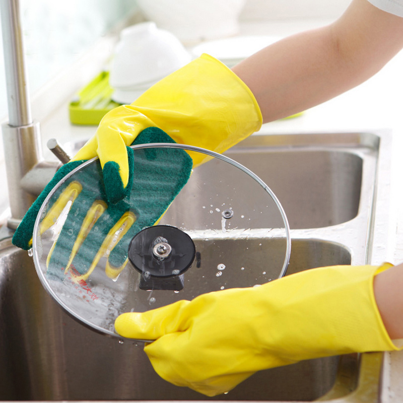 Honana-Creative-Home-Washing-Cleaning-Gloves-Cooking-Glove-Garden-Kitchen-Sponge-Fingers-Rubber-1287109-1