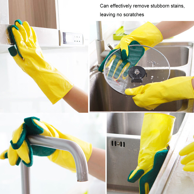 Honana-Creative-Home-Washing-Cleaning-Gloves-Cooking-Glove-Garden-Kitchen-Sponge-Fingers-Rubber-1287109-6