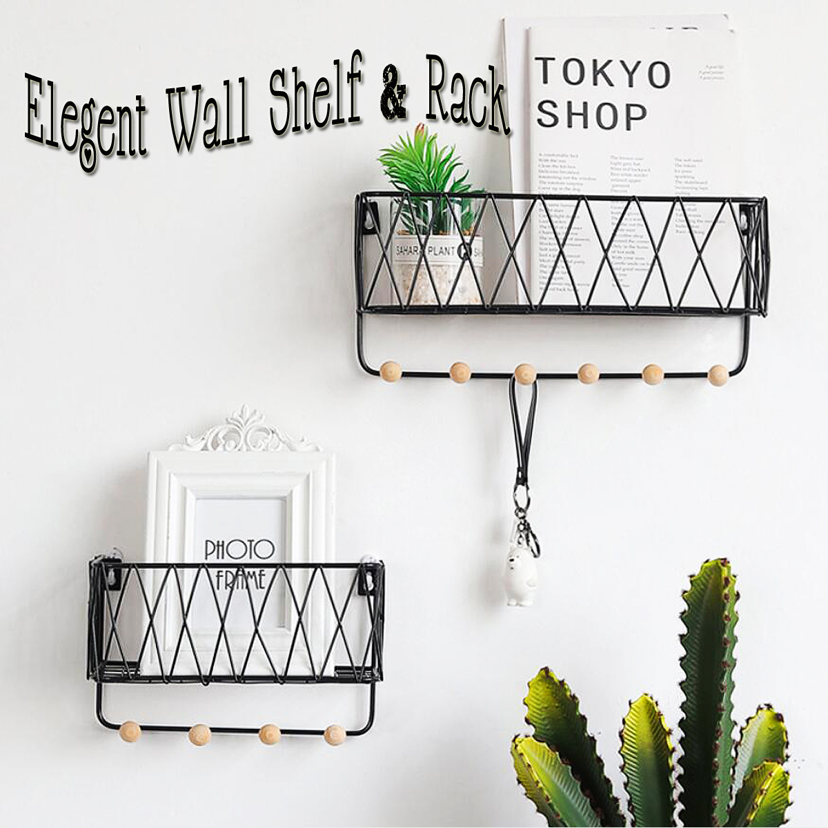 Industrial-Metal-Wire-Wood-Wall-Shelf-Rack-Modern-Loft-Dorm-Storage-Shelf-1672071-3