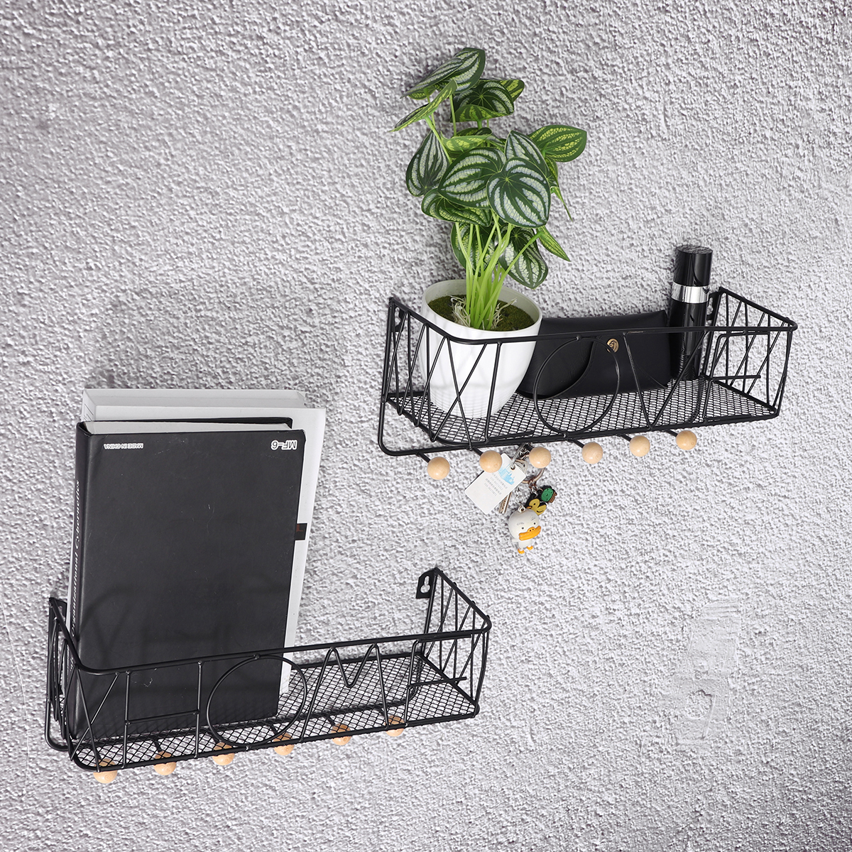 Iron-Wall-Mounting-Shelf-Hook-Storage-Rack-Hanging-Ledge-Holder-Home-Decoration-1684627-3