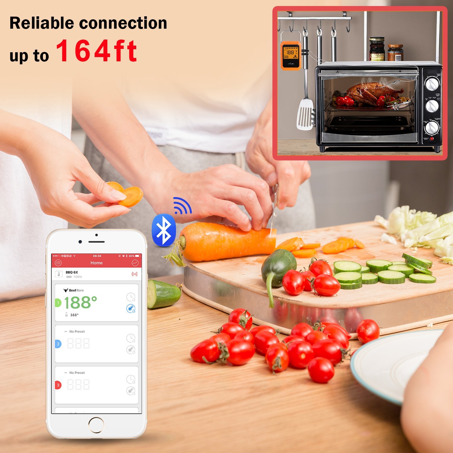 KC-520-Six-Channel-Professional-Edition-bluetooth-Barbecue-Thermometer-Digital-Oven-Thermome-1260601-2