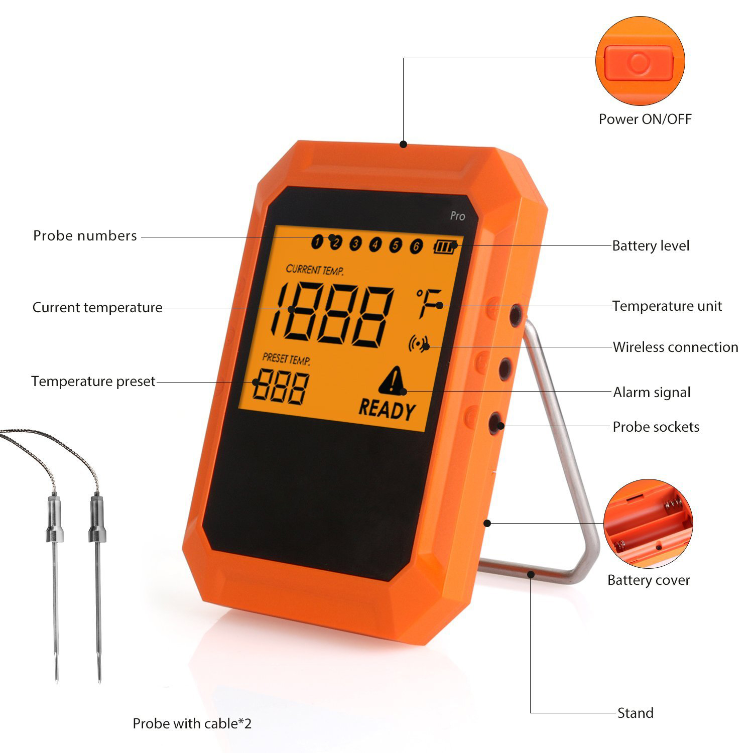 KC-520-Six-Channel-Professional-Edition-bluetooth-Barbecue-Thermometer-Digital-Oven-Thermome-1260601-4