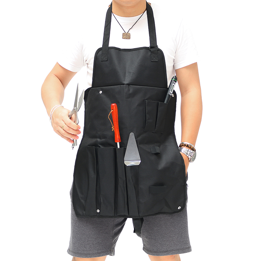 KC-AP01-Multi-function-Barbecue-Grill-Master-Apron-Seasoning-Bottle-BBQ-Tool-Holder-Organizer-1165529-3