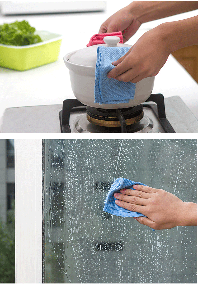 KC-CS015-Multifunction-Assorted-Microfiber-Dish-Cloth-Cleaning-Washcloth-Towel-Kitchen-Tools-1167575-2