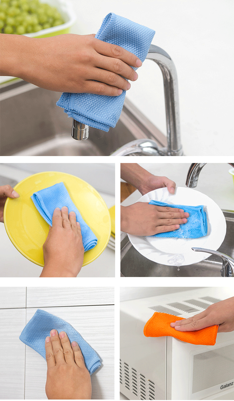 KC-CS015-Multifunction-Assorted-Microfiber-Dish-Cloth-Cleaning-Washcloth-Towel-Kitchen-Tools-1167575-3