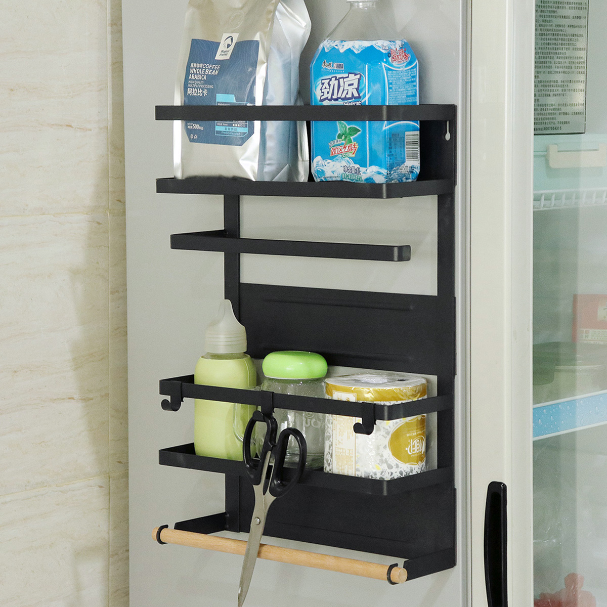 Magnetic-Refrigerator-Hanger-Rack-Spice-Holder-Storage-Shelf-Kitchen-Storage-Rack-1676052-11