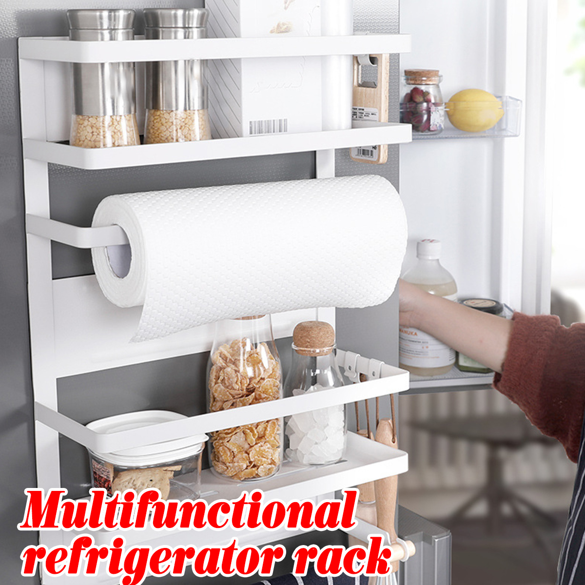 Magnetic-Refrigerator-Hanger-Rack-Spice-Holder-Storage-Shelf-Kitchen-Storage-Rack-1676052-4