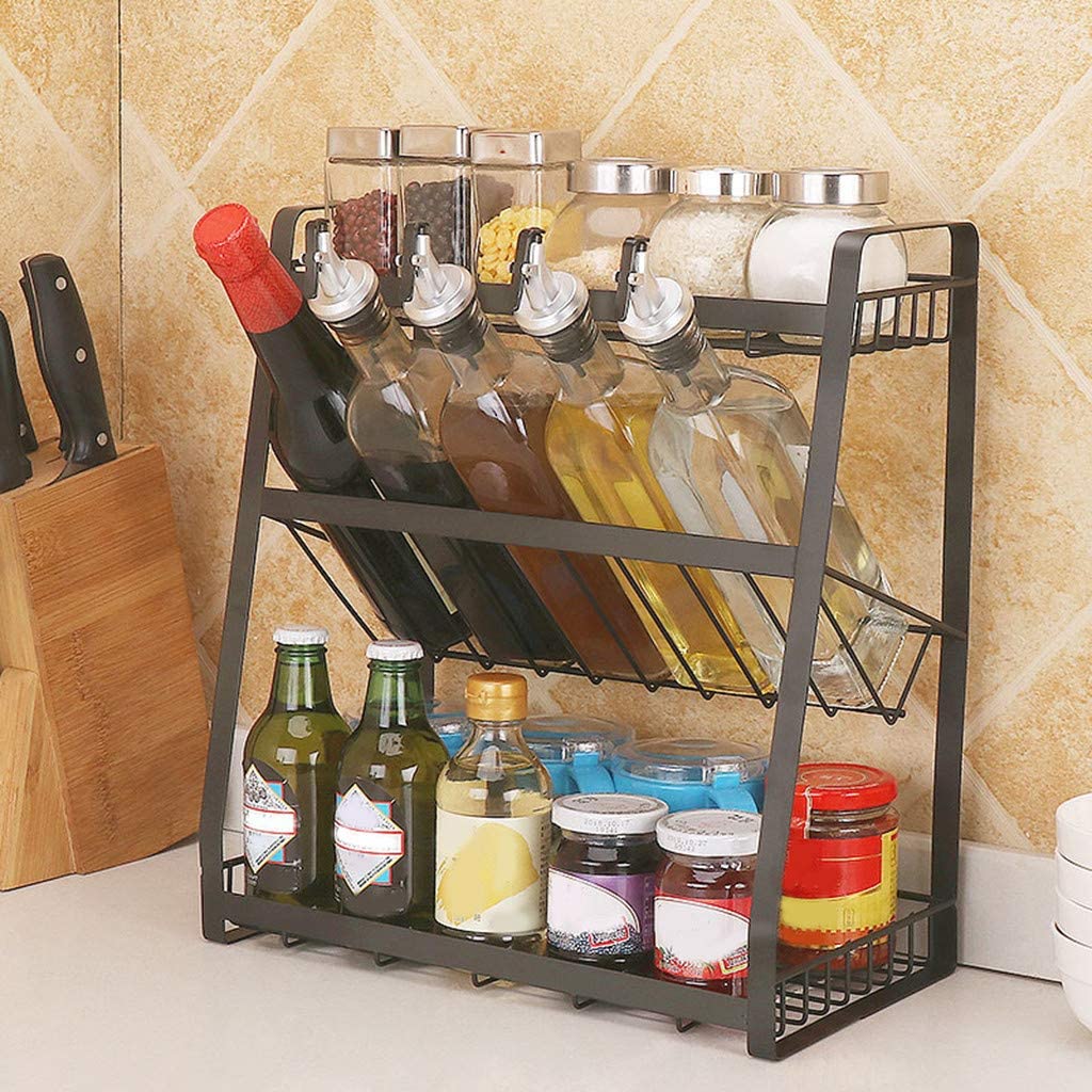 Multi-Functional-3-Tier-Condiment-Rack-Kitchen-Supplies-Collection-Arrangement-Shelf-Ground-Storage--1685038-7