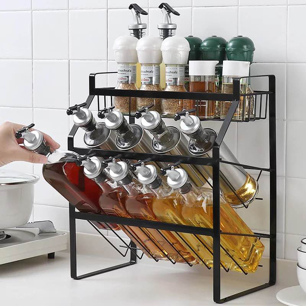 Multi-Functional-3-Tier-Condiment-Rack-Kitchen-Supplies-Collection-Arrangement-Shelf-Ground-Storage--1685038-8