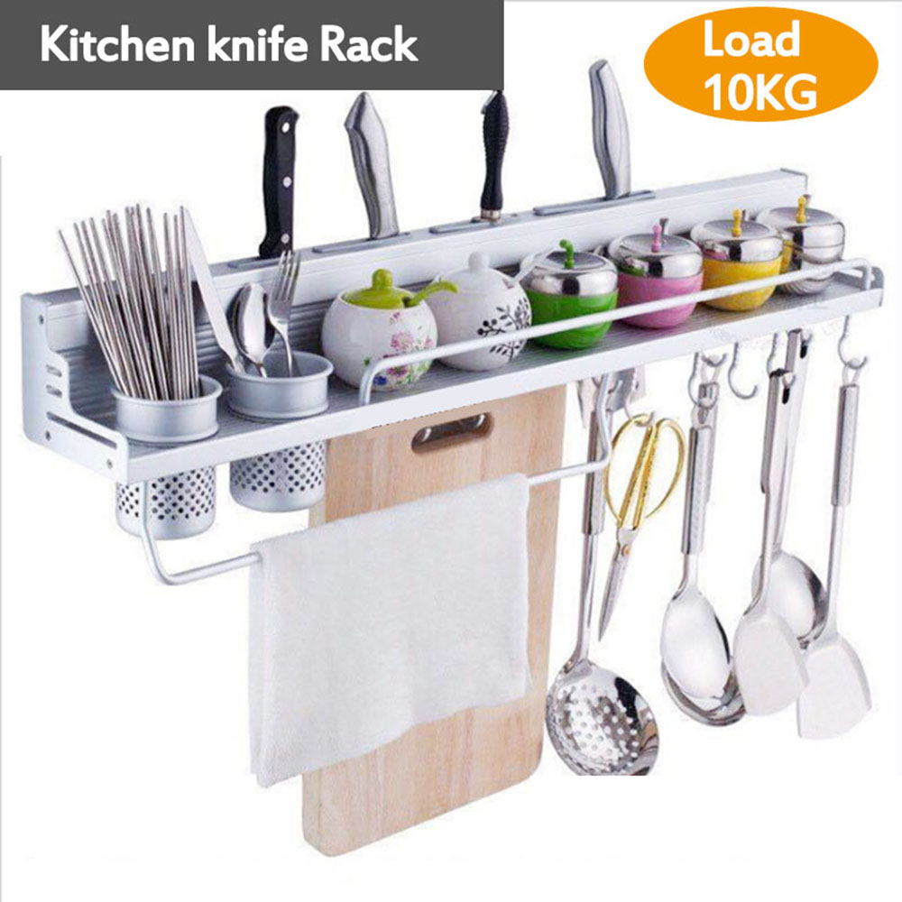 Space-Aluminum-Kitchen-Rack-Double-Cup-Chopstick-Holder-Seasoning-Wall-Mount-Storage-for-Kitchen-Arr-1668733-1