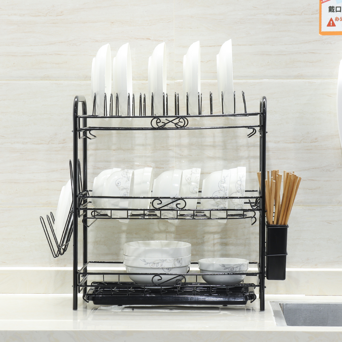 Stainless-Steel-Dish-Rack-Sink-Bowl-Shelf-Nonslip-Cutlery-Holder-Kitchen-Drying-Rack-Organizer-for-K-1764889-11