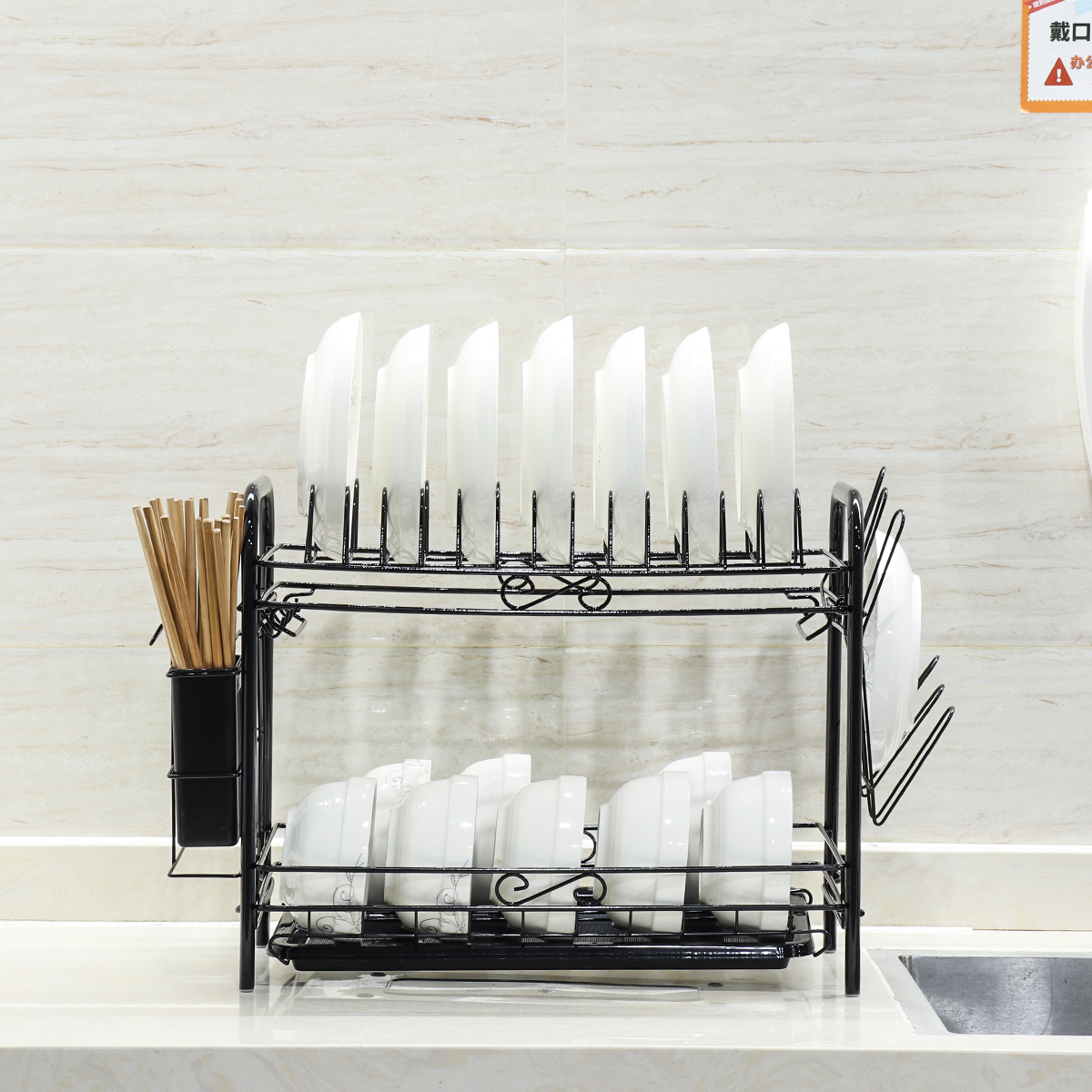 Stainless-Steel-Dish-Rack-Sink-Bowl-Shelf-Nonslip-Cutlery-Holder-Kitchen-Drying-Rack-Organizer-for-K-1764889-13