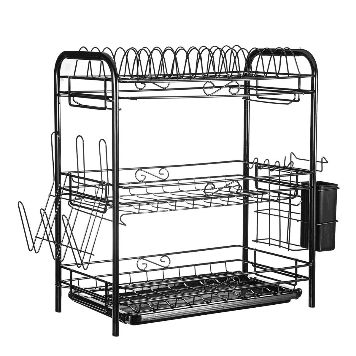 Stainless-Steel-Dish-Rack-Sink-Bowl-Shelf-Nonslip-Cutlery-Holder-Kitchen-Drying-Rack-Organizer-for-K-1764889-4
