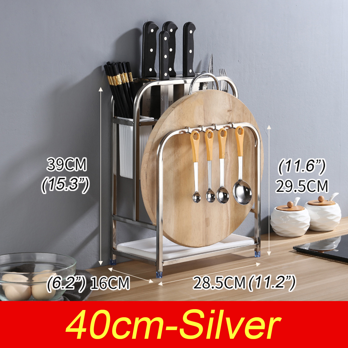 Stainless-Steel-Kitchen-Storage-Holder-Shelf-Rack-Cutting-Board-Tableware-Holder-1686069-10