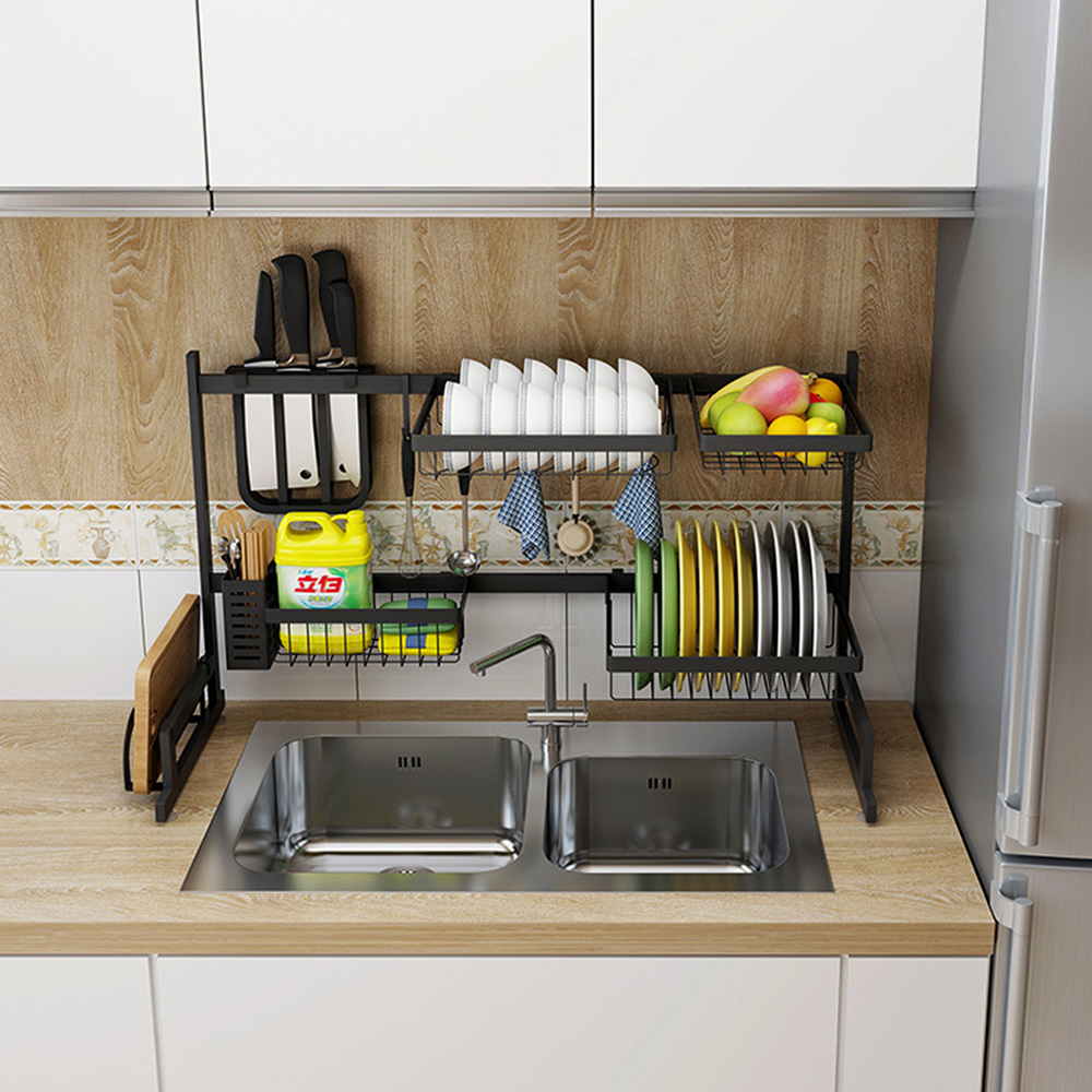Stainless-Steel-Shelf-Dishes-Drying-Sink-Drain-Rack-Storage-Set-for-Kitchen-Utensils-Holder-1668701-5