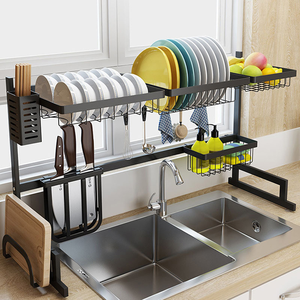 Stainless-Steel-Shelf-Dishes-Drying-Sink-Drain-Rack-Storage-Set-for-Kitchen-Utensils-Holder-1668701-6