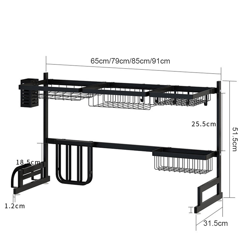 Stainless-Steel-Shelf-Dishes-Drying-Sink-Drain-Rack-Storage-Set-for-Kitchen-Utensils-Holder-1668701-7