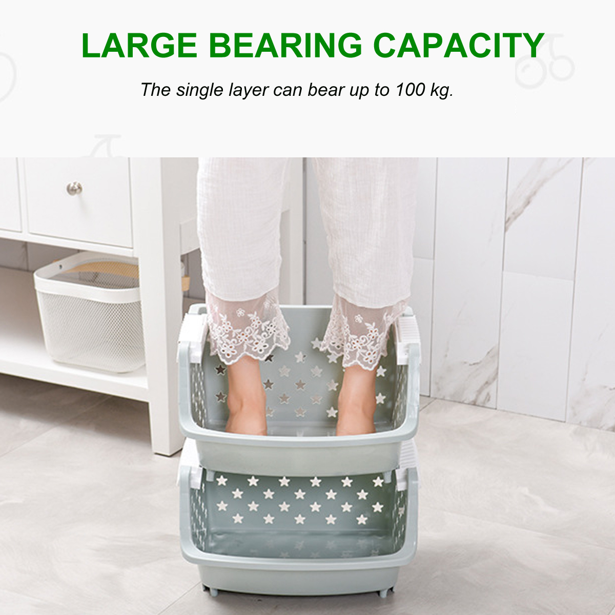 Storage-Tower-Kitchen-Storage-Rack-Slide-Tower-Movable-Assemble-Plastic-Bathroom-Shelf-Wheels-1550348-2