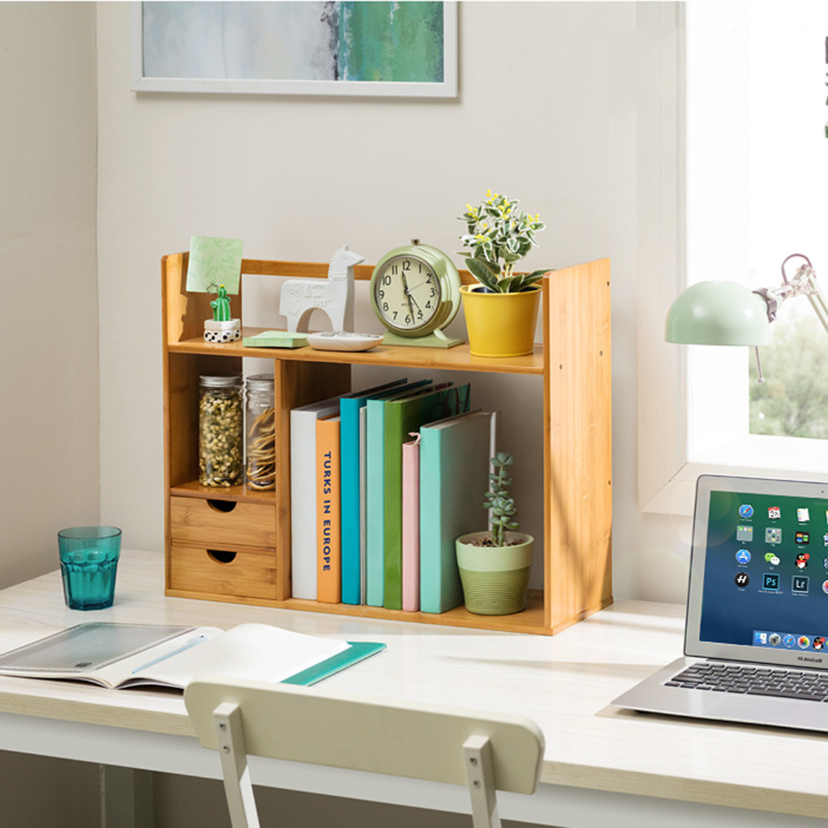 Table-Desktop-Storage-Rack-Board-Display-Desk-Shelf-Organizer-Counter-Bookcase-Bookshelf-1528710-1
