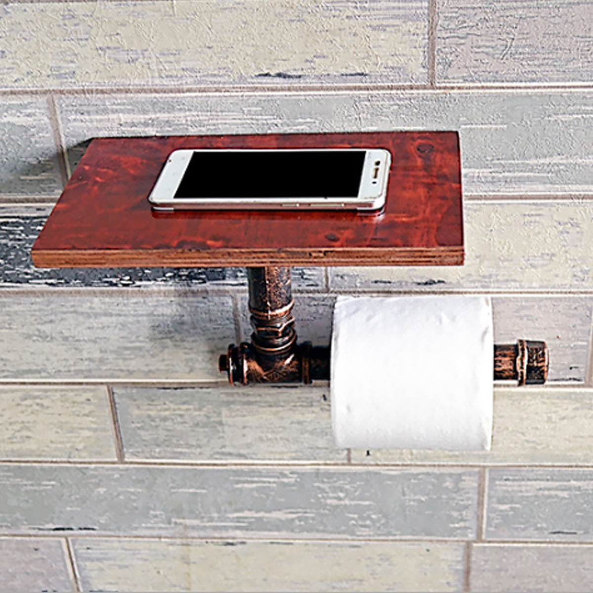 Vintage-Toilet-Roll-Towel-Holder-Wooden-Metal-Retro-Bathroom-Standing-Storage-Holder-1530295-1