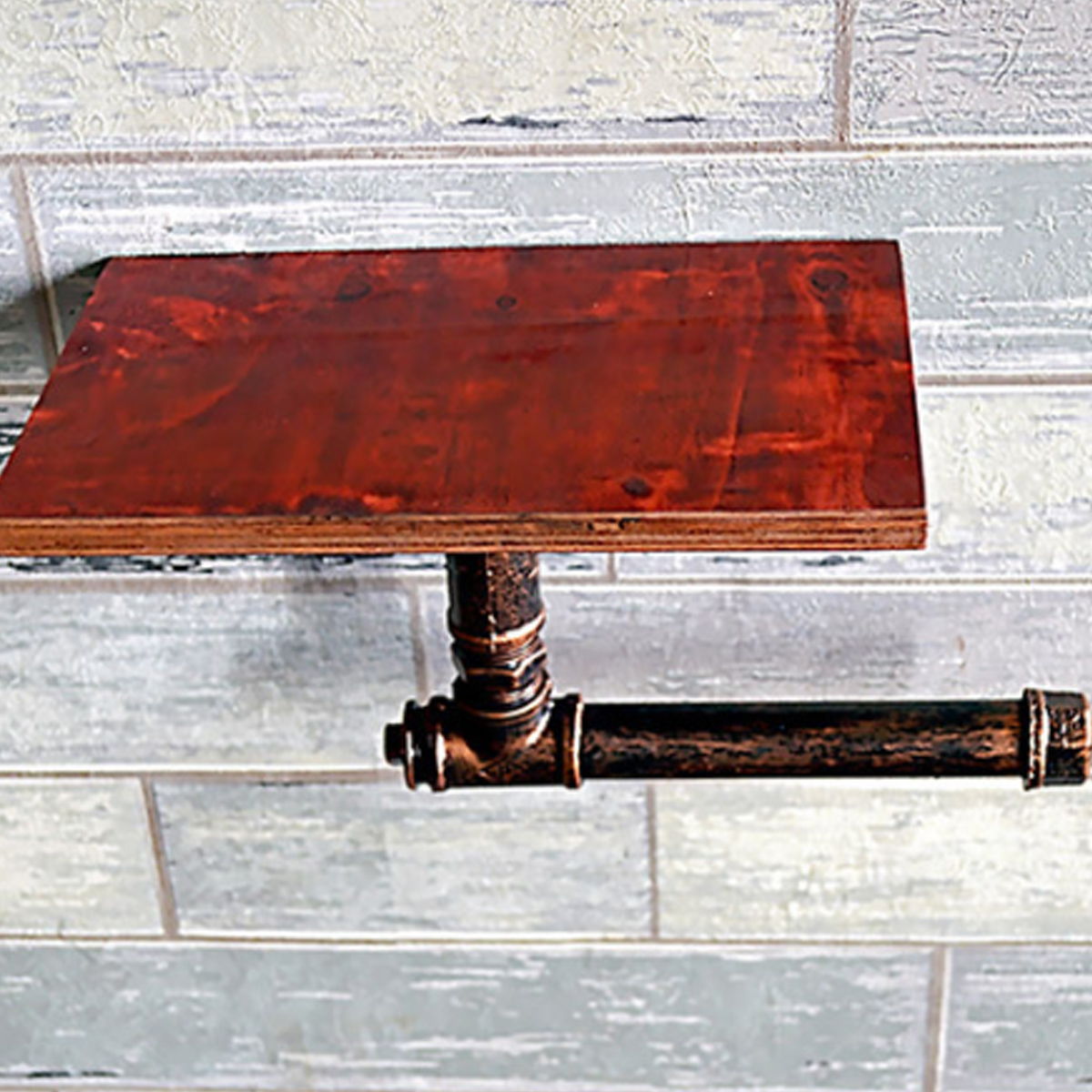 Vintage-Toilet-Roll-Towel-Holder-Wooden-Metal-Retro-Bathroom-Standing-Storage-Holder-1530295-4