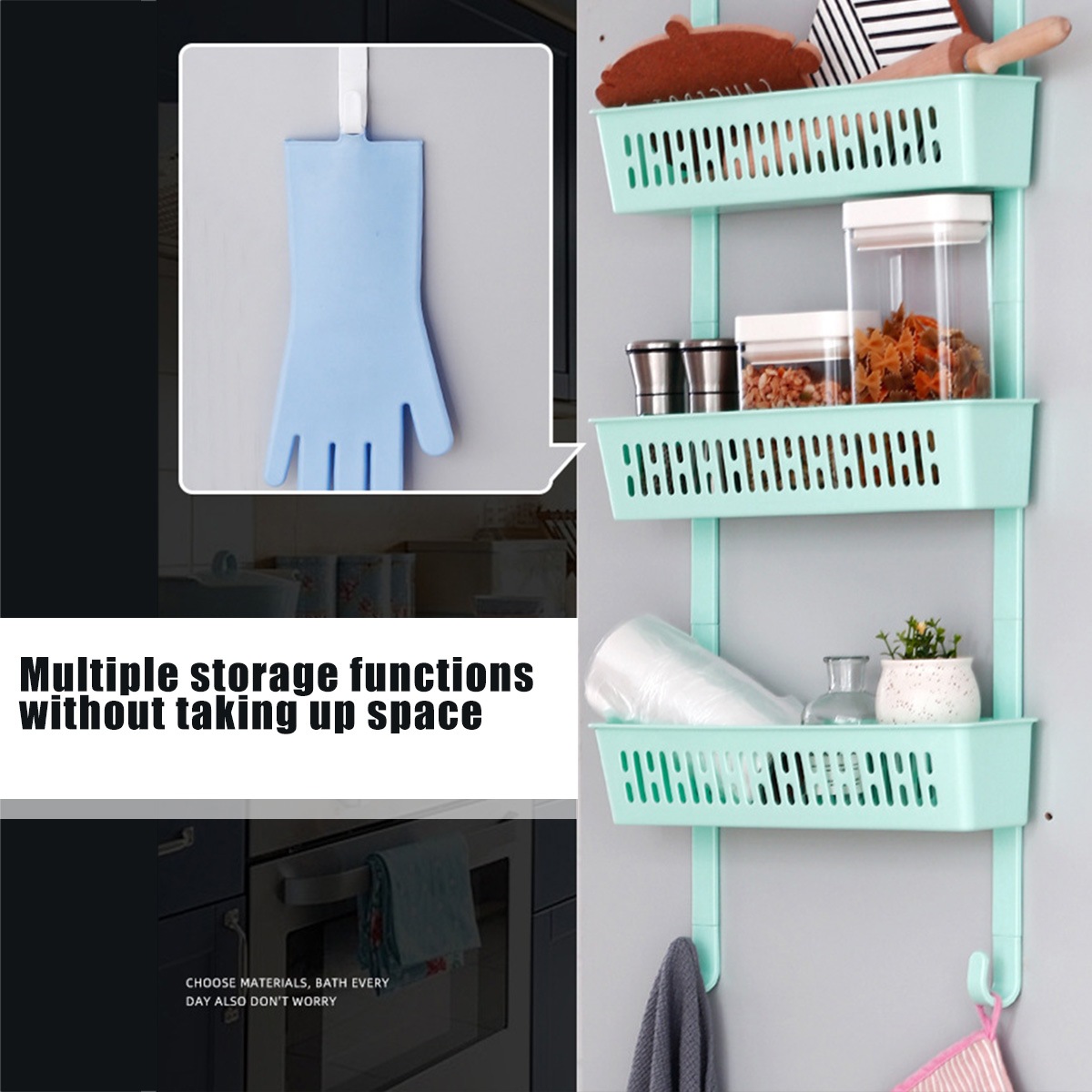 Wall-Mounted-Side-Refrigerator-Rack-3-Layer-Shelf-Kitchen-Storage-Rack-1646800-1