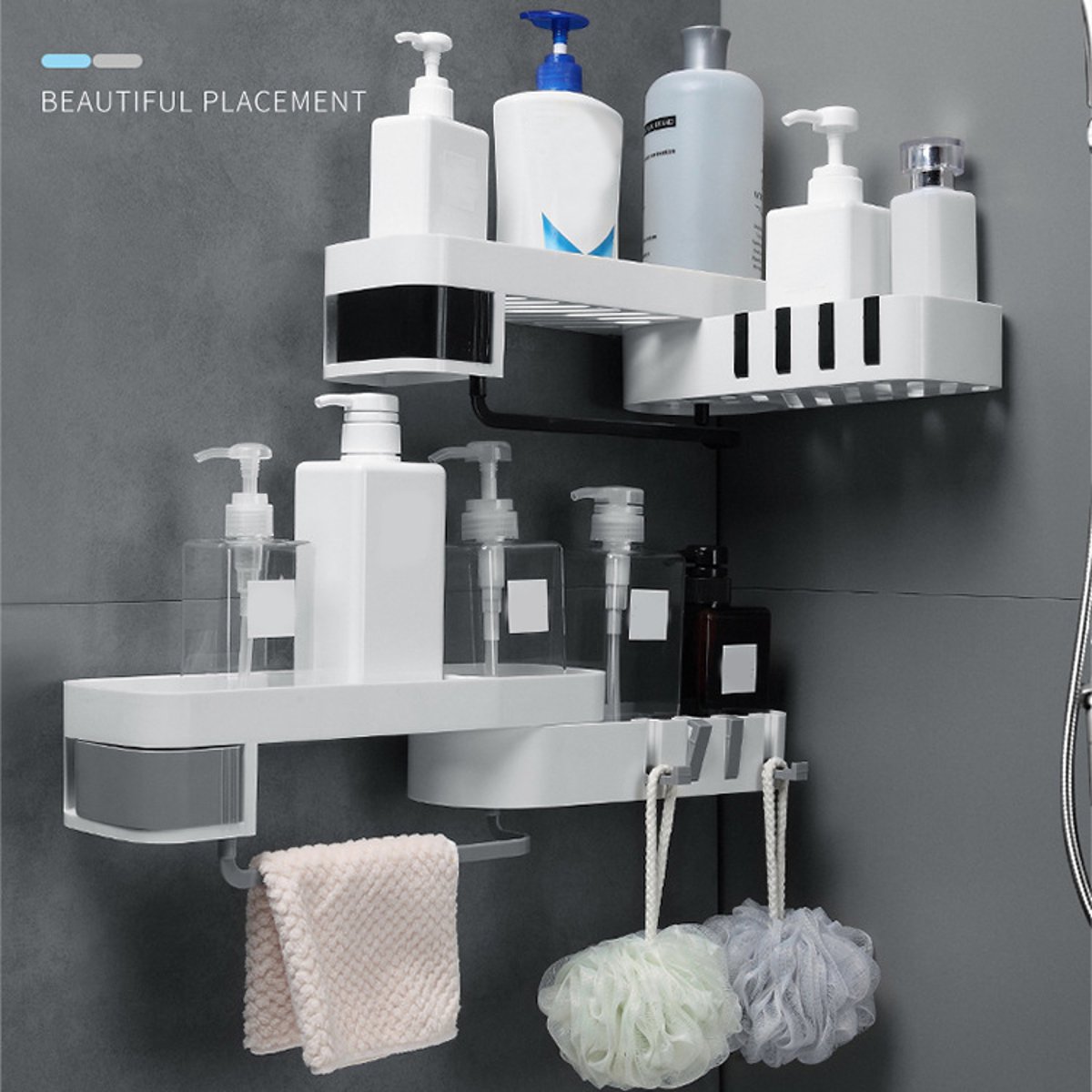 Wall-Mounted-Storage-Rack-Kitchen-Bath-Drain-Organizer-Shampoo-Holder-Shelf-1683217-1