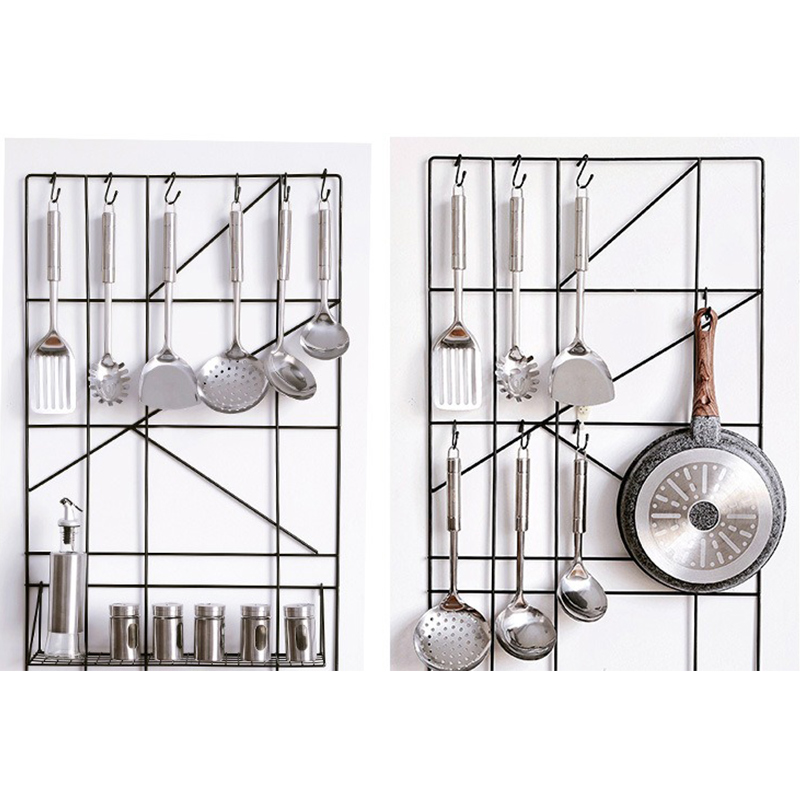 Wrought-Iron-Kitchen-Shelf-Wall-mounted-Punch-free-Kitchen-Supplies-Seasoning-Rack-Storage-1671676-5